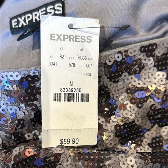 Sequin Leopard Print Skirt - Picture 6 of 7